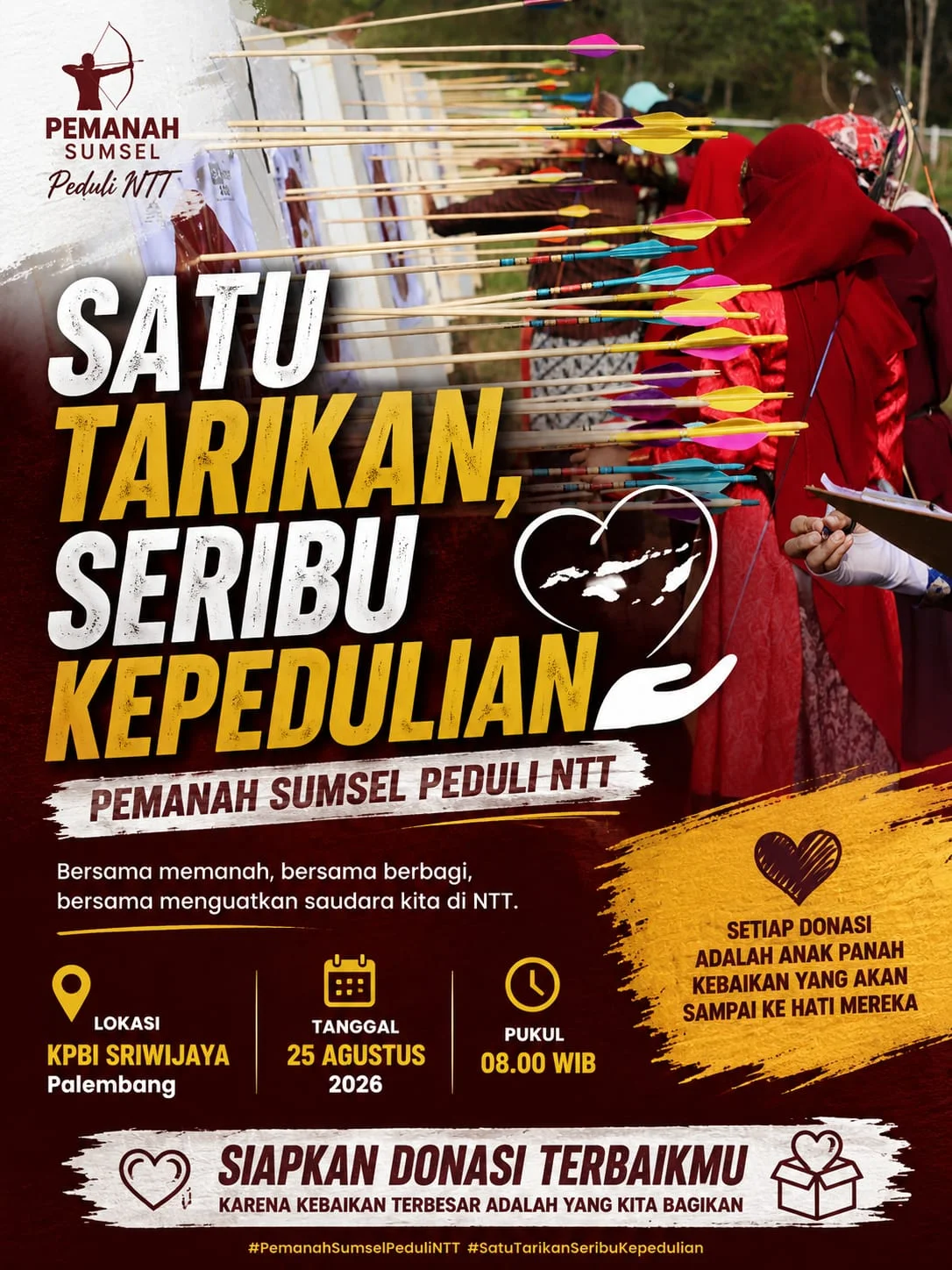 Satu Tarikan Seribu Kepedulian - Pemanah Sumsel Peduli NTT